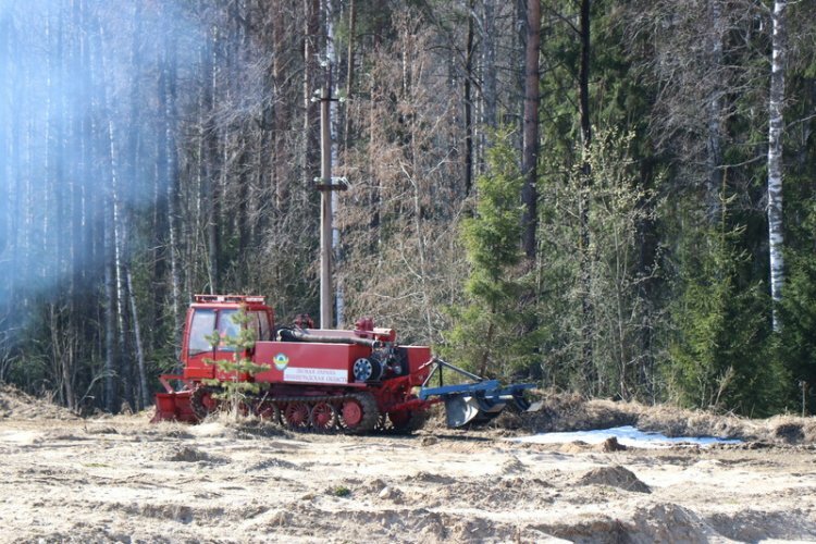 Прикамье закупит бульдозеры для лесопожарных станций